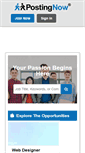 Mobile Screenshot of postingnow.com